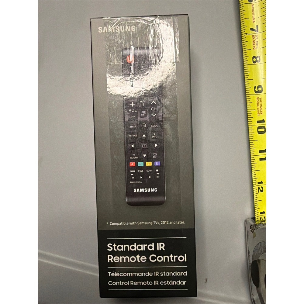 Samsung Standard IR Remote Control BN59-01301A VG-TM1240BN Replacement TV Remote